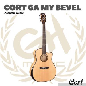 Cort GA-MY Bevel Acoustic Guitar - Gitar Akustik