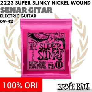 Ernie Ball 2223 Super Slinky Nickel Wound 09-42, Senar Gitar Elektrik