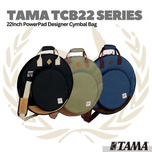 Tama TCB22inch Powerpad Designer Cymbal Bag - Tas Simbal - BLACK
