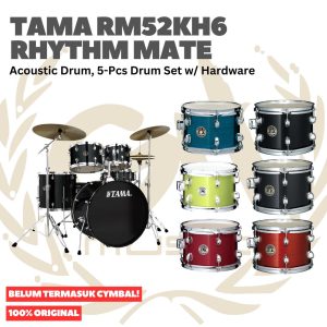 TAMA RM52KH6 Rhythm Mate 5-Piece Drum Set w/Hardware - Akustik Drum Set Original - BLACK