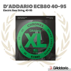 D'addario ECB80 40-95 Electric Bass String Long Scale - Senar Bass