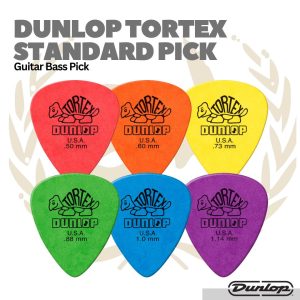 Dunlop Tortex Standard Pick Satuan - Pick Gitar Bass - 0.50mm