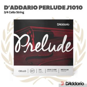 D’addario J1010 Prelude 3/4 Medium-Tension Cello String Set - Senar Cello