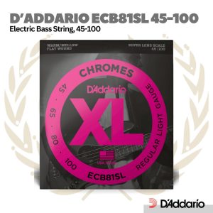 D'addario ECB81SL 45-100 Electric Bass String Super Long Scale - Senar Bass