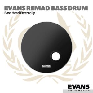 EVANS Remad Bass Drum Head - Membran Bass Drum - 24"