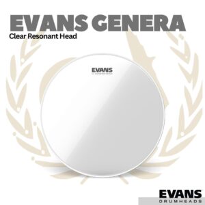 Evans Genera Resonant Clear Drum Head - Membran Drum - 12"