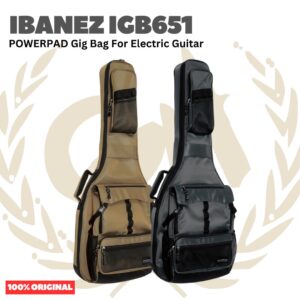 Ibanez IGB651 POWERPAD Gig Bag For Electric Guitar - Tas Gitar Elektrik - GREY