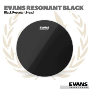 Evans Resonant Black Drum Head - Membran Drum - 10"