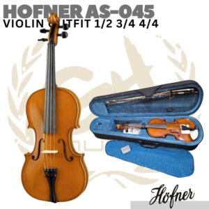 HOFNER AS-045 Violin Outfit | Biola 1/2 3/4 4/4 1/4 Size AS045 - 4/4